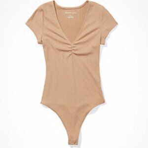 AE V-Neck Cinch-Front Bodysuit